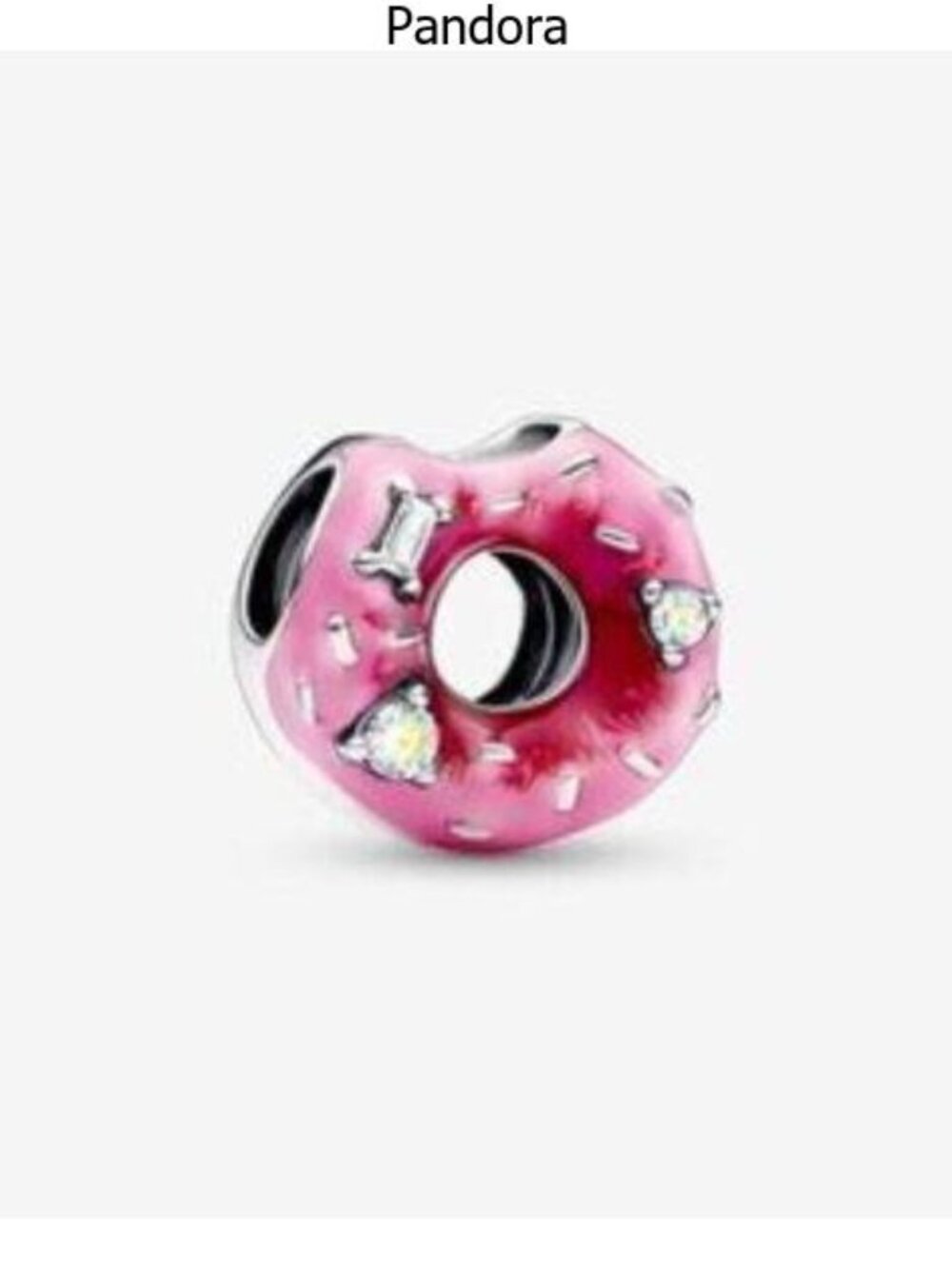 Pandora Sparkling Sprinkled Donut Charm